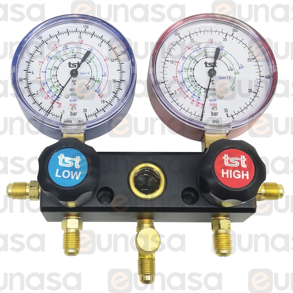 123143 2WAY Analog Manometer R438A/R449A/R452A Manometer