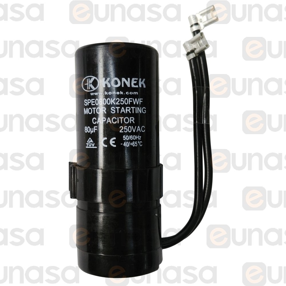 16702 Condensador Arranque 80µF 250V 50/60Hz - Condensador