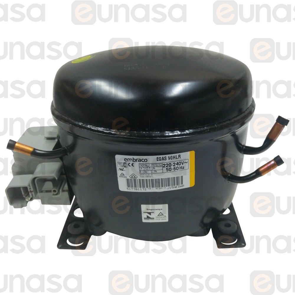 36600 Compressor EGAS90HLR R-134a 1/3HP 50/60Hz - Compressor