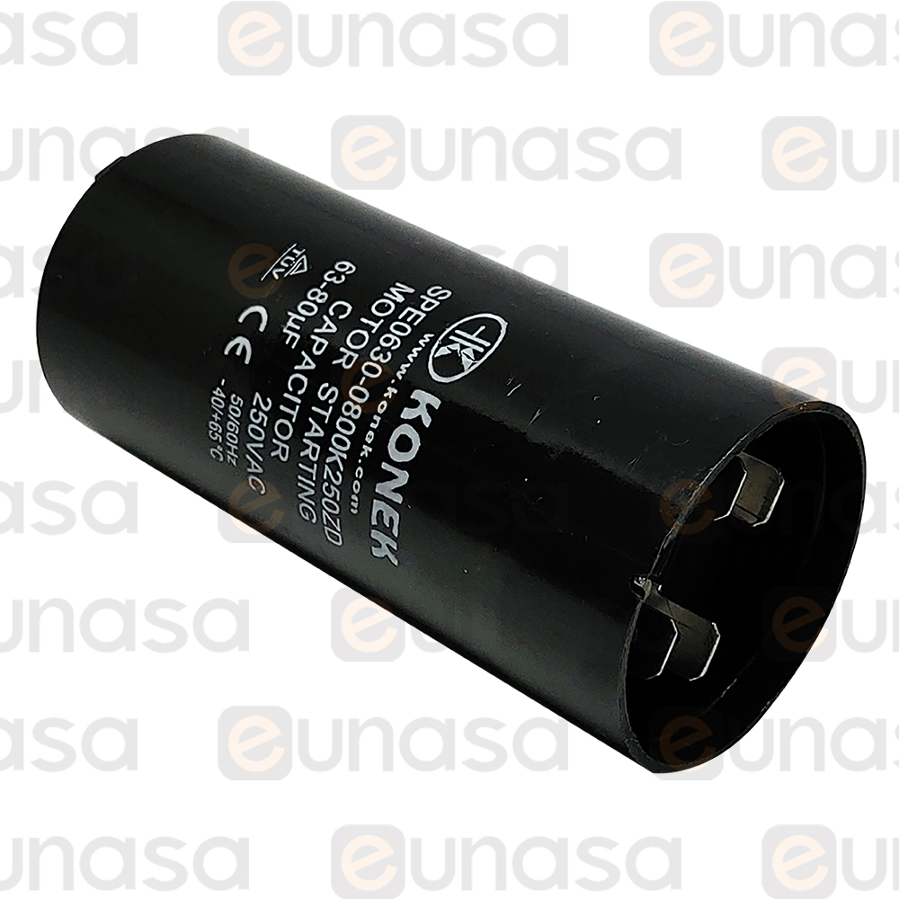 7145 Condensador Arranque 63µF-80µF 250V 50/60Hz - Condensador Eléctrico